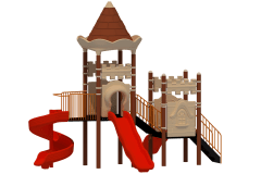 Kale Temalı Oyun Grubu B-200 PRK-203 | Temalı Metal Oyun Grupları | Erse Kent Mobilyaları